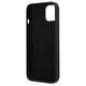 Original Case IPHONE 13 MINI Guess Hard Case Silicone 4G Logo (GUHCP13SLS4GGBK) black 3666339024239