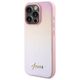 Original Case APPLE IPHONE 15 PRO Guess Hardcase Saffiano Iridescent Script (GUHCP15LPSAIRSP) pink 3666339224806