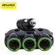Car Splitter 3 Cigarette Lighter Sockets 12V + 2 USB Splitter AWEI (C-35) black 6954284045353