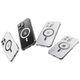 Case APPLE IPHONE 15 PRO MAX Spigen Ultra Hybrid Mag MagSafe Graphite transparent 8809896749268