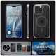 Case APPLE IPHONE 15 PRO MAX Spigen Ultra Hybrid Mag MagSafe Graphite transparent 8809896749268