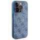 Original Case IPHONE 14 PRO Guess Hardcase 4G Collection Leather Metal Logo MagSafe (GUHMP14LG4GFRB) blue 3666339226589