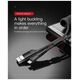 Baseus Spring-loaded cable Lightning 1m 2A (black) 6953156277397