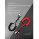 Baseus Spring-loaded cable Lightning 1m 2A (black) 6953156277397