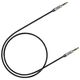 Baseus Yiven Audio Cable mini jack 3,5mm AUX, 1m (Black+Silver) 6953156257184