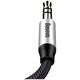 Baseus Yiven Audio Cable mini jack 3,5mm AUX, 1m (Black+Silver) 6953156257184
