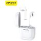 Bluetooth 5.0 TWS Headphones + AWEI Docking Station (T28) white 6954284000444