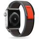 Strap for APPLE WATCH 4 / 5 / 6 / 7 / 8 / SE / ULTRA (42 / 44 / 45 / 49 MM) Tech-Protect Nylon black & red 9490713929742