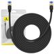 Braided network cable cat.7 Baseus Ethernet RJ45, 10Gbps, 8m (black) 6932172646622