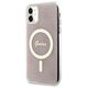 Original Case IPHONE 11 Guess Hardcase 4G MagSafe (GUHMN61H4STP) pink 3666339127343