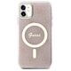Original Case IPHONE 11 Guess Hardcase 4G MagSafe (GUHMN61H4STP) pink 3666339127343
