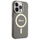 Original Case IPHONE 14 PRO Guess Hardcase Glitter Gold MagSafe (GUHMP14LHCMCGK) black 3666339125585
