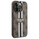 Original Case IPHONE 14 PRO Guess Hardcase 4G Printed Stripe MagSafe (GUHMP14LP4RPSW) brown 3666339119799