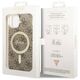 Original Case IPHONE 14 Guess Hardcase 4G Printed Stripe MagSafe (GUHMP14SP4RPSW) brown 3666339119775