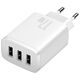 Baseus wall charger Compact 3 x USB white 17w 6932172606978