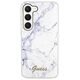 Original Case SAMSUNG GALAXY S23 Guess Hardcase Marble (GUHCS23SPCUMAH) white 3666339117405