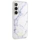 Original Case SAMSUNG GALAXY S23 Guess Hardcase Marble (GUHCS23SPCUMAH) white 3666339117405
