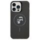 Original Case APPLE IPHONE 15 PRO MAX Karl Lagerfeld Hardcase Karl&Choupette Glitter MagSafe (KLHMP15XHGKCNOK) black 3666339162665