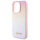 Original Case IPHONE 14 PRO Guess Hardcase Saffiano Iridescent Script (GUHCP14LPSAIRSP) pink 3666339224769
