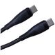 Maxlife MXUC-08 cable USB-C - USB-C 1,0 m 60W black nylon 5900495076908