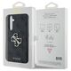 Guess case for Samsung Galaxy A35 GUHCSA354GMGGR black HC PU big 4G metal logo 3666339259563
