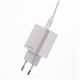 Maxlife MXTC-06-20C PD QC charger 1x USB-C 20W white + USB-C - USB-C cable 20W 5907457738393
