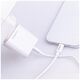 Maxlife MXTC-06-20AC PD QC charger 1x USB-C 1x USB 20W white + USB-C - Lightning cable 20W 5907457738423