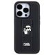 Original Case IPHONE 14 PRO Karl Lagerfeld Hardcase Gripstand Saffiano Karl&Choupette Pins (KLHCP14LGSAKCPK) black 3666339206857