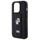 Original Case IPHONE 14 PRO Karl Lagerfeld Hardcase Gripstand Saffiano Karl&Choupette Pins (KLHCP14LGSAKCPK) black 3666339206857