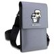 Bag Karl Lagerfeld Saffiano Karl & Choupette Head (KLWBSAKCPMG) silver 3666339123352