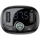 Transmitter FM Baseus T-typed S-09 Bluetooth (black) 6932172628239