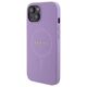 Original Case APPLE IPHONE 15 Guess Hardcase Saffiano MagSafe (GUHMP15SPSAHMCU) purple 3666339155902