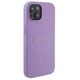 Original Case APPLE IPHONE 15 Guess Hardcase Saffiano MagSafe (GUHMP15SPSAHMCU) purple 3666339155902