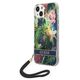 Original Case IPHONE 14 PLUS Guess Hardcase Flower Strap (GUOHCP14MHFLSB) blue 3666339093969