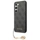 Guess case for Samsung Galaxy A35 GUHCSA35GF4GGR black HC PU 4G with charm 3666339259662