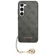 Guess case for Samsung Galaxy A35 GUHCSA35GF4GGR black HC PU 4G with charm 3666339259662