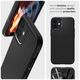 Case IPHONE 12 MINI Spigen Liquid Air Matte black 8809710756779