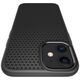Case IPHONE 12 MINI Spigen Liquid Air Matte black 8809710756779