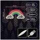 Neon PLEXI LED RAINBOW ON CLOUDS multicolor FPNE32 Forever Light 5907457768864