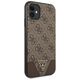 Original Case IPHONE 11 6.1 "Guess Hardcase 4G Triangle Collection GUHCN61PU4GHBR brown 3666339016302