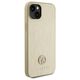 Original Case APPLE IPHONE 15 Guess Hardcase Leather 4G Metal Logo Strass
 (GUHCP15SPS4DGPD) gold 3666339151003