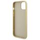 Original Case APPLE IPHONE 15 Guess Hardcase Leather 4G Metal Logo Strass
 (GUHCP15SPS4DGPD) gold 3666339151003