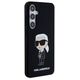 Original Case SAMSUNG GALAXY S24 Karl Lagerfeld Hardcase Silicone Ikonik (KLHCS24SSNIKBCK) black 3666339242299