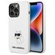 Case IPHONE 14 PRO MAX Karl Lagerfeld Hardcase Silicone Choupette (KLHCP14XSNCHBCH) white 3666339086794
