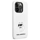 Case IPHONE 14 PRO MAX Karl Lagerfeld Hardcase Silicone Choupette (KLHCP14XSNCHBCH) white 3666339086794