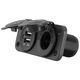 Car/yacht cigarette lighter socket + USB-A 5V/2.1A + USB-A 5V/1A, in:12V/24V cable 1.4m LTC 5902270750829