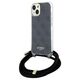 Original Case IPHONE 13 / 14 / 15 Guess Hardcase Crossbody Cord 4G Print (GUHCP15SHC4SEK) black 3666339147921