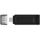Kingston pendrive 128GB USB-C DT70 black 740617305371