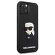 Original Case IPHONE 14 PLUS Karl Lagerfeld Hardcase Rubber Ikonik 3D (KLHCP14M3DRKINK) black 3666339122638