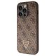Original Case APPLE IPHONE 15 PRO Guess Hardcase Crossbody 4G Metal Logo (GUHCP15LP4TDSCPW) brown 3666339146962
